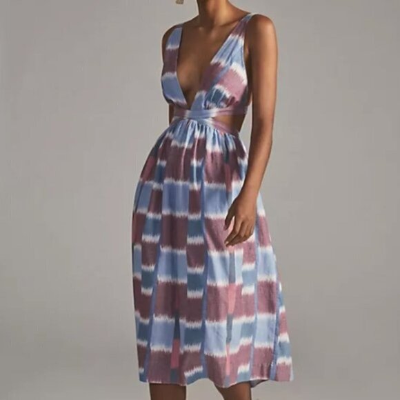 Anthropologie Dresses & Skirts - Anthropologie Deep-V Midi Dress - Size XL